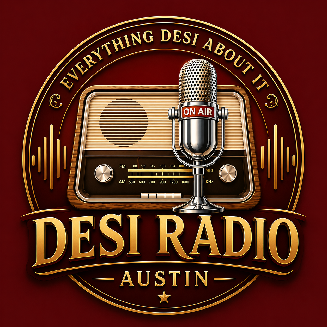 Desi Radio Austin logo